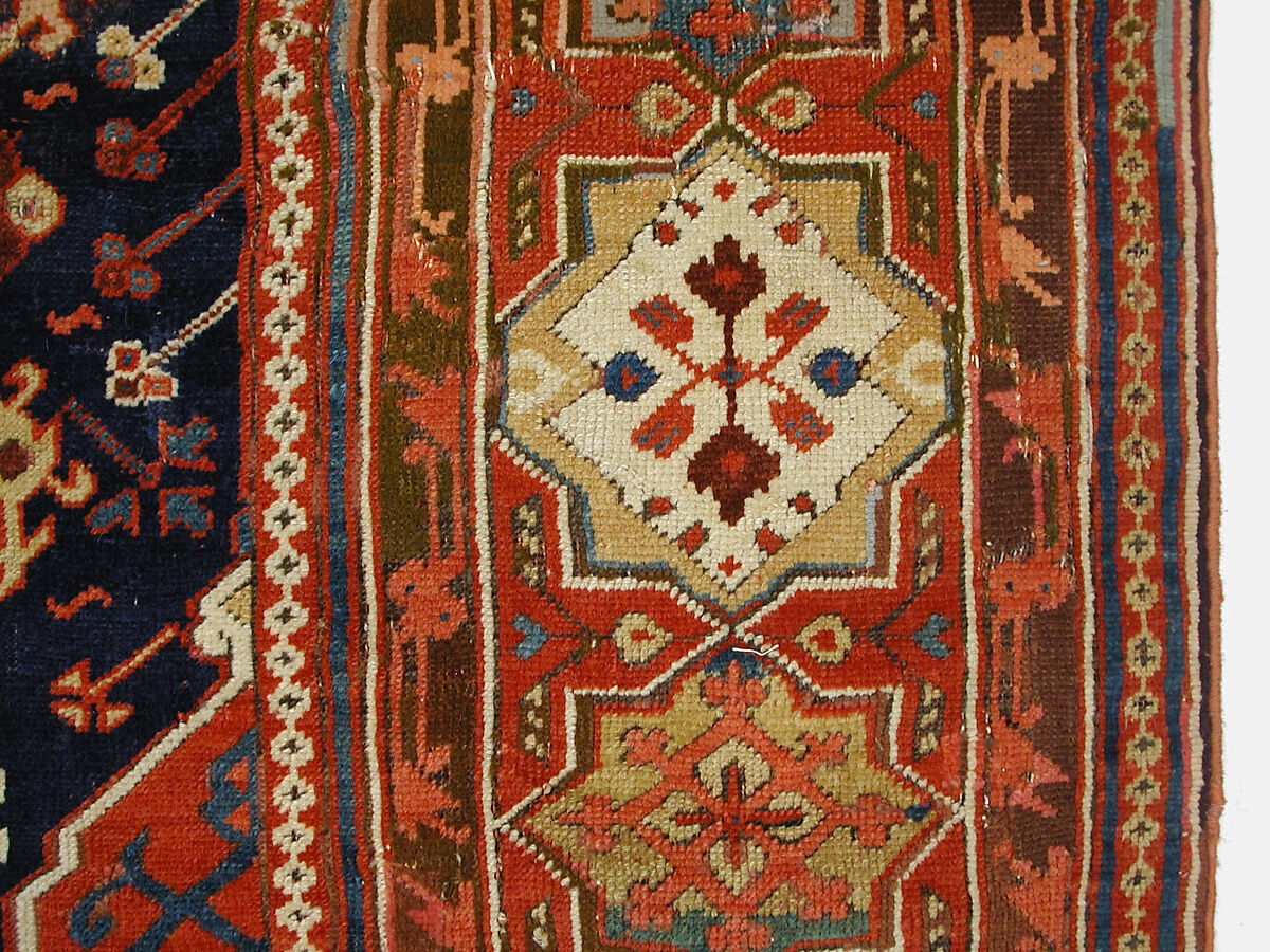 'Transylvanian' Carpet, Wool (warp, weft and pile); symmetrically knotted pile