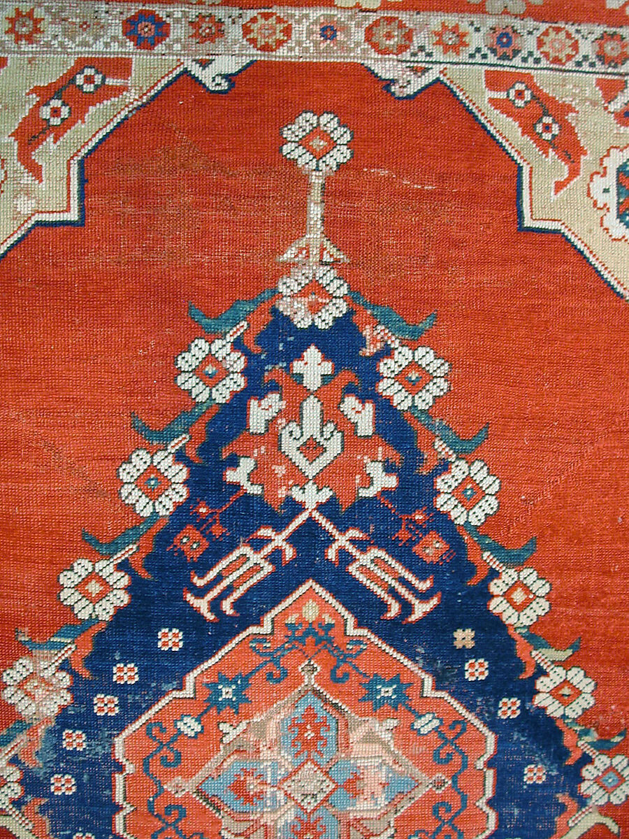 'Transylvanian' Carpet, Wool (warp, weft and pile); symmetrically knotted pile