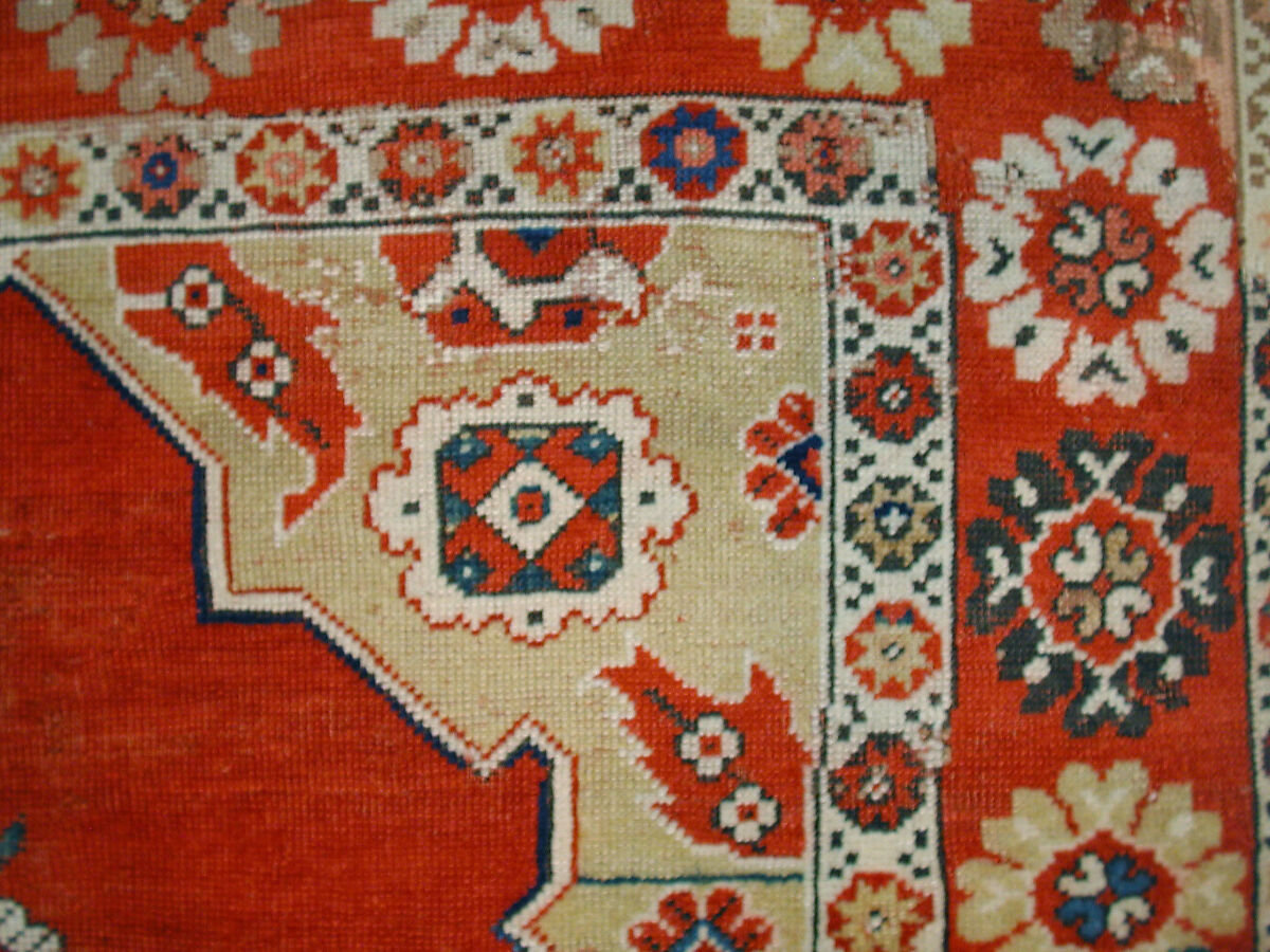 'Transylvanian' Carpet, Wool (warp, weft and pile); symmetrically knotted pile