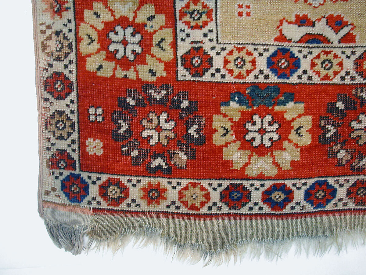 'Transylvanian' Carpet, Wool (warp, weft and pile); symmetrically knotted pile