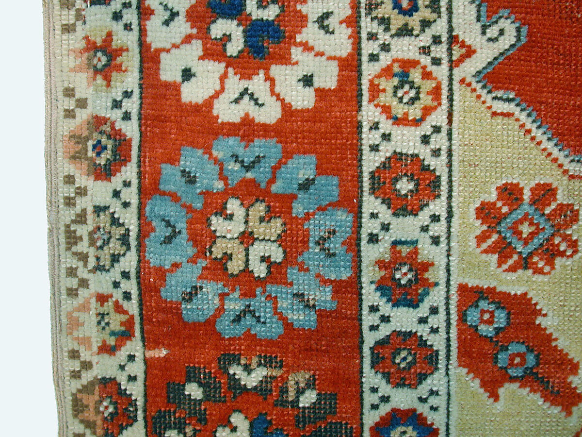 'Transylvanian' Carpet, Wool (warp, weft and pile); symmetrically knotted pile