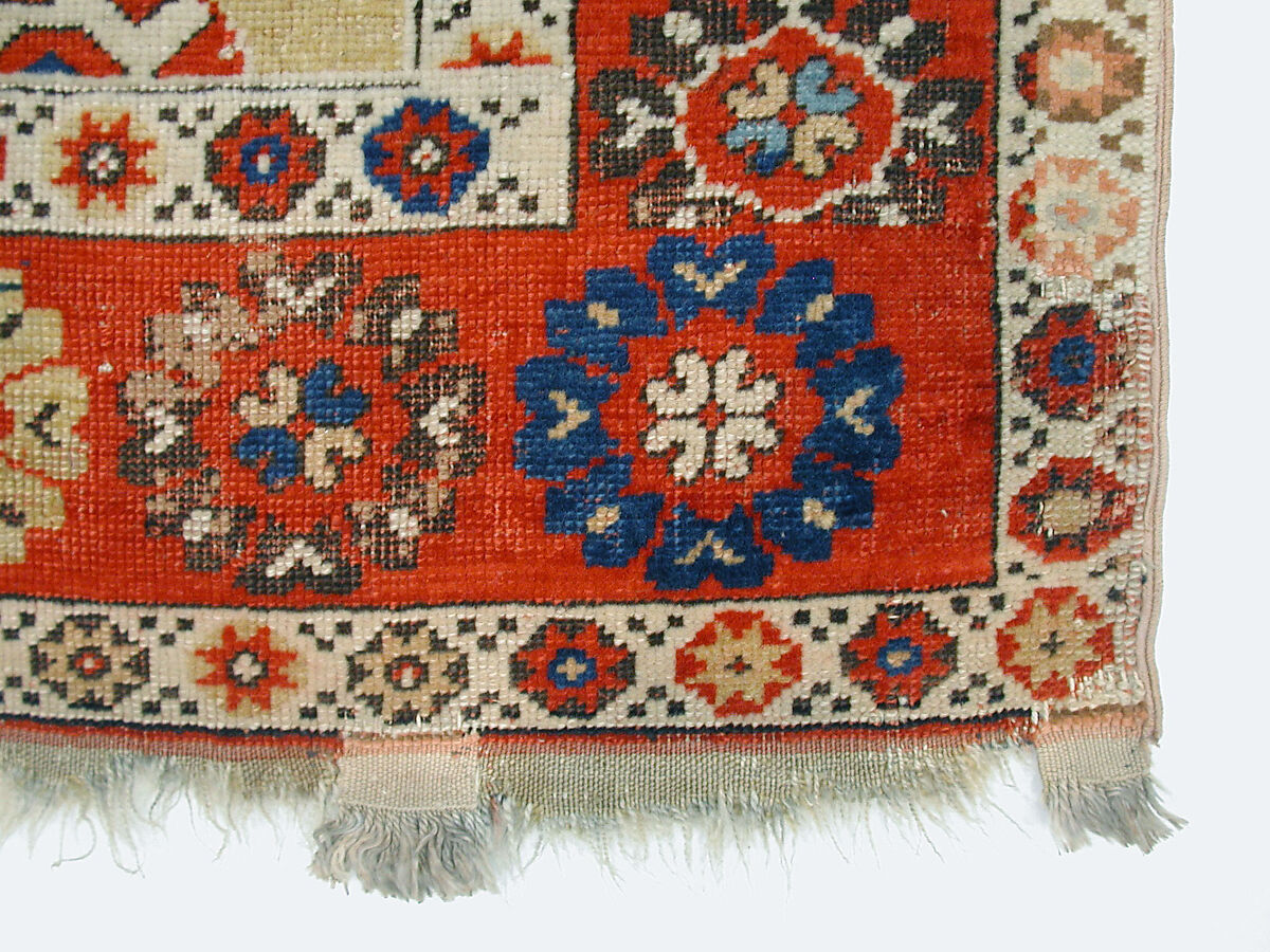 'Transylvanian' Carpet, Wool (warp, weft and pile); symmetrically knotted pile