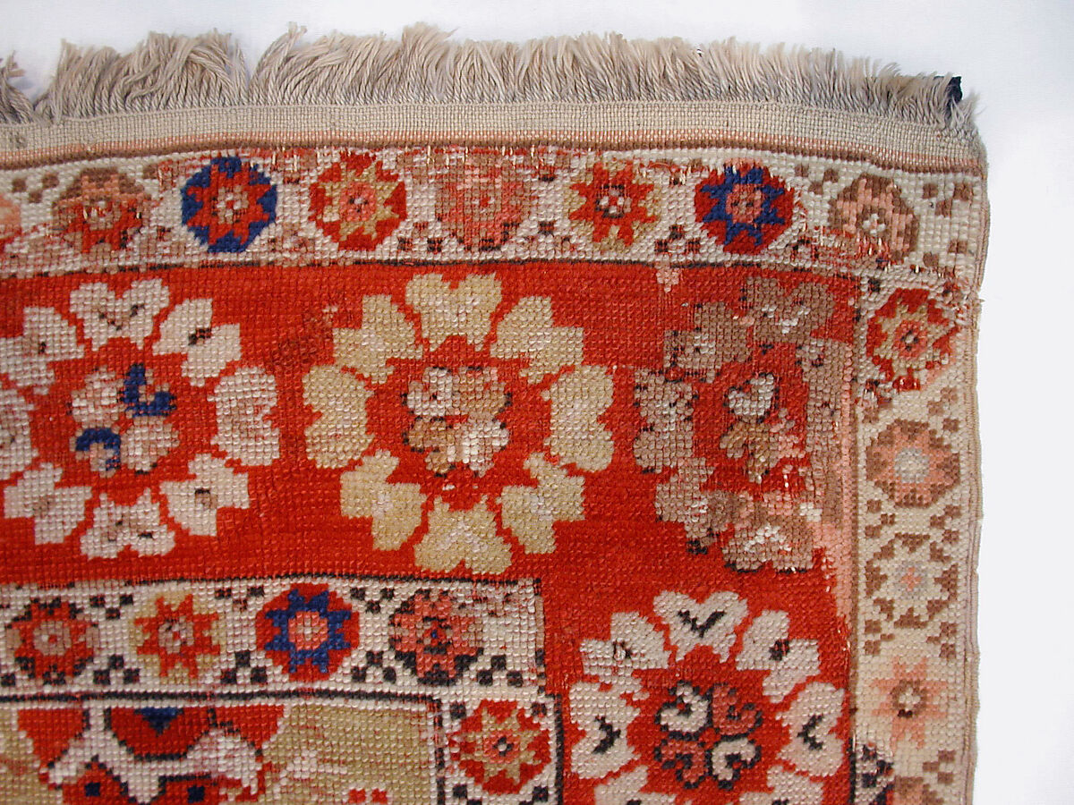 'Transylvanian' Carpet, Wool (warp, weft and pile); symmetrically knotted pile