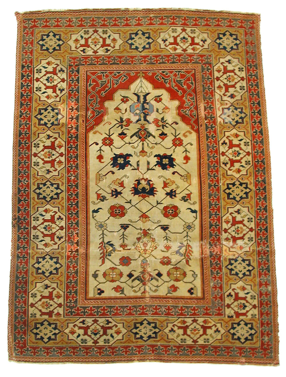 Carpet, Wool (warp, weft and pile); symmetrically and asymmetrically knotted pile 