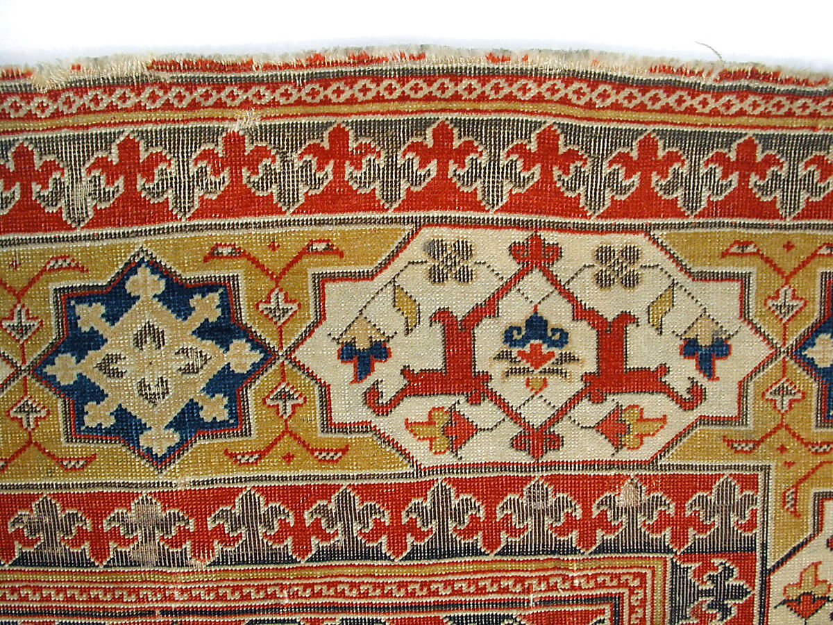Carpet, Wool (warp, weft and pile); symmetrically and asymmetrically knotted pile