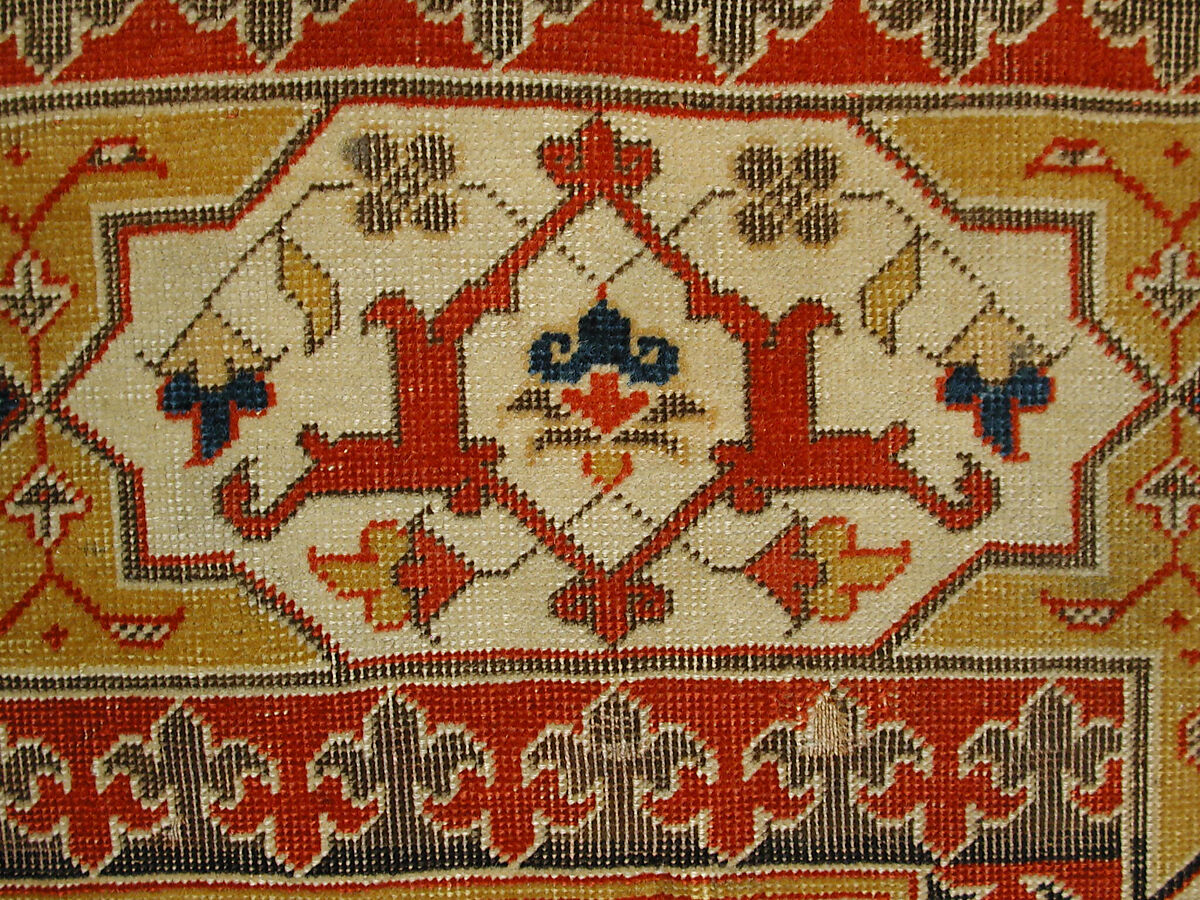 Carpet, Wool (warp, weft and pile); symmetrically and asymmetrically knotted pile