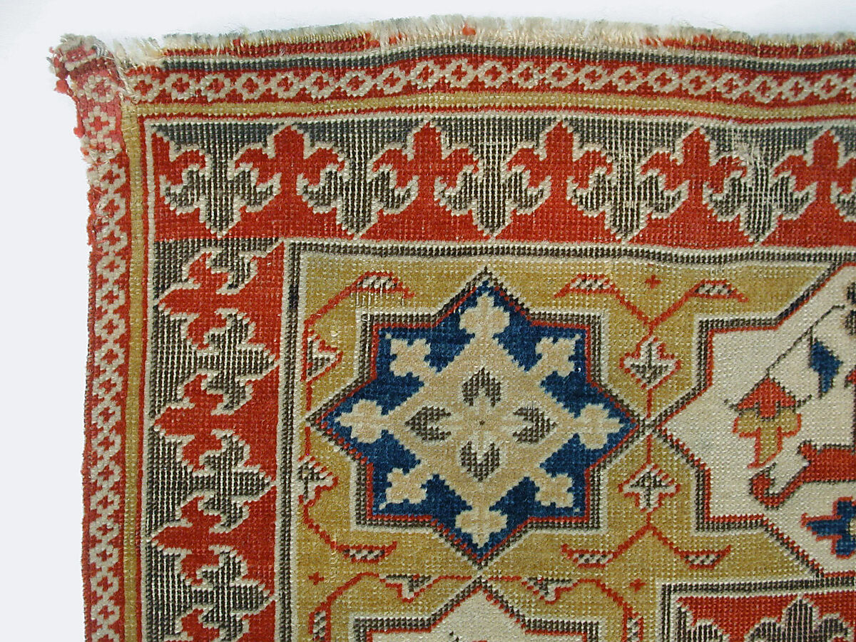 Carpet, Wool (warp, weft and pile); symmetrically and asymmetrically knotted pile