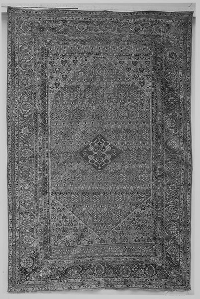 Carpet, Wool (warp, weft and pile); symmetrically knotted pile 