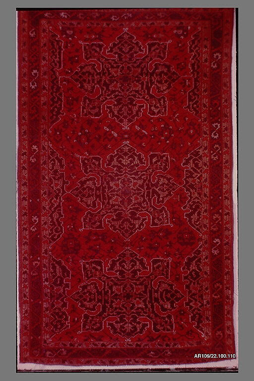 "Star Ushak" Carpet, Wool (warp, weft and pile); symmetrically knotted pile