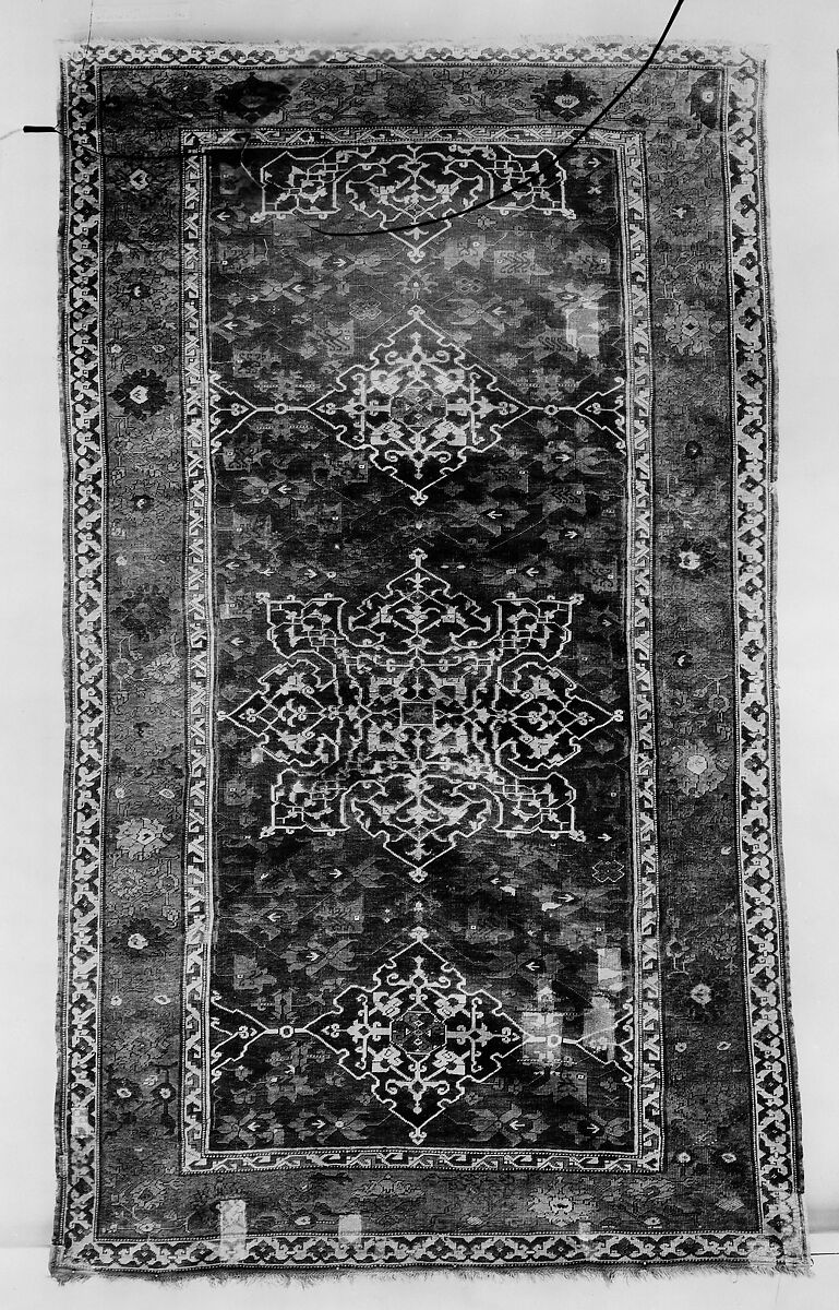 "Star Ushak" Carpet, Wool (warp, weft and pile); symmetrically knotted pile