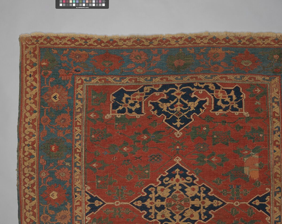 "Star Ushak" Carpet, Wool (warp, weft and pile); symmetrically knotted pile