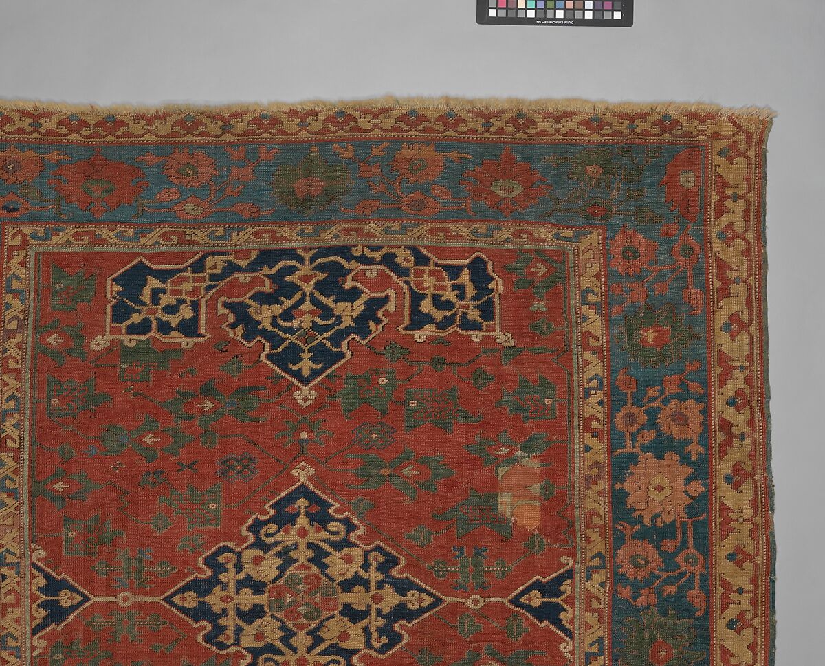 "Star Ushak" Carpet, Wool (warp, weft and pile); symmetrically knotted pile