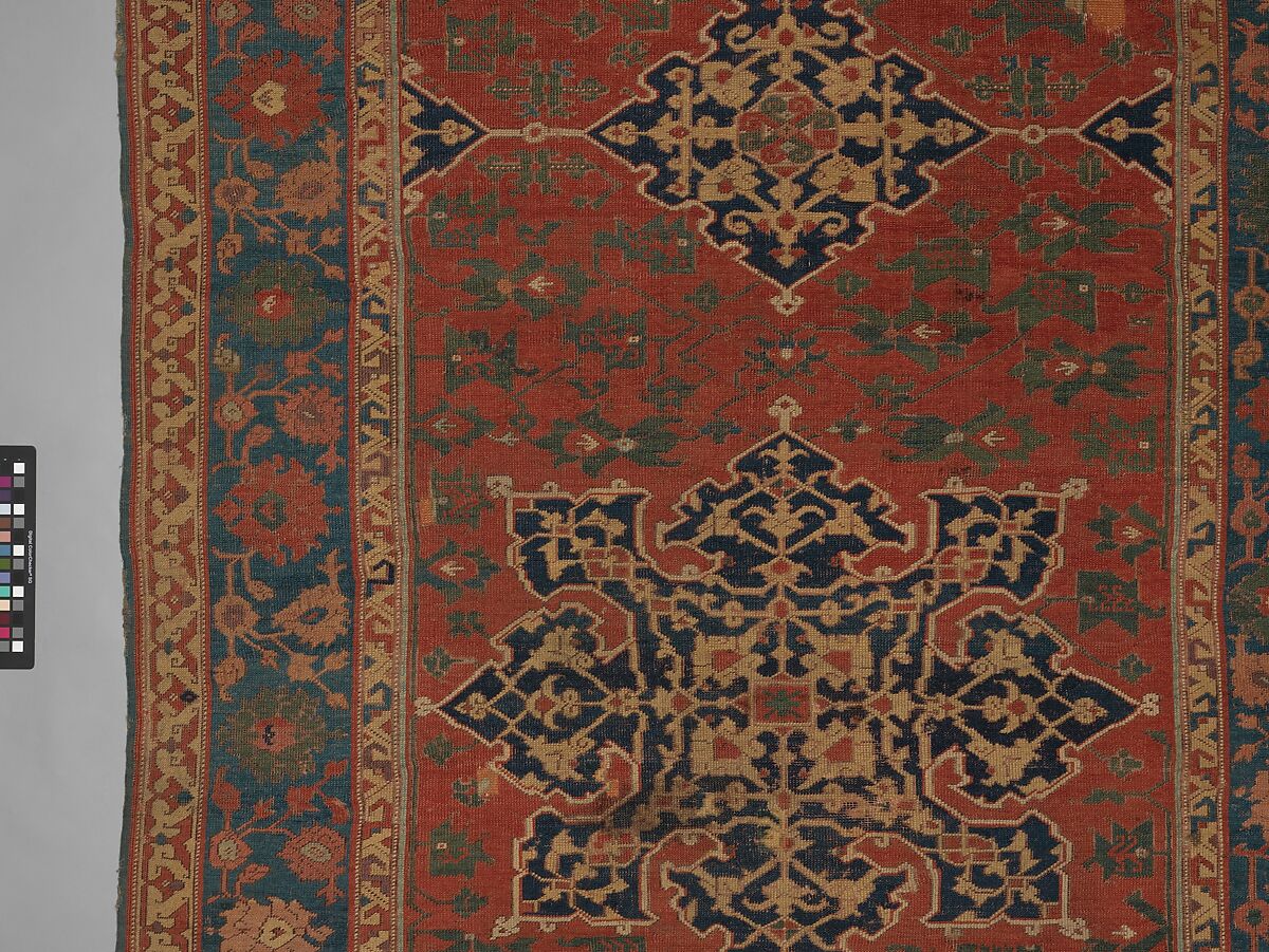 "Star Ushak" Carpet, Wool (warp, weft and pile); symmetrically knotted pile
