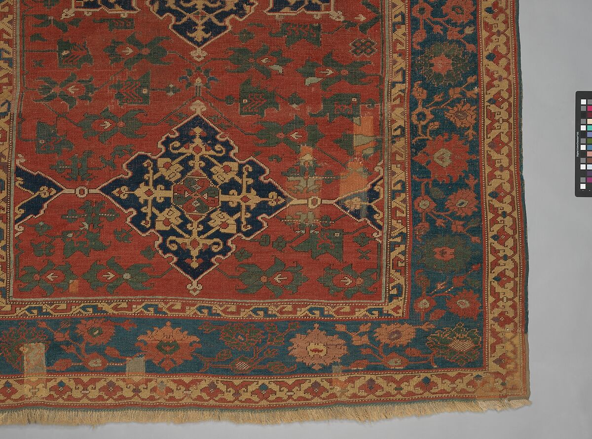 "Star Ushak" Carpet, Wool (warp, weft and pile); symmetrically knotted pile