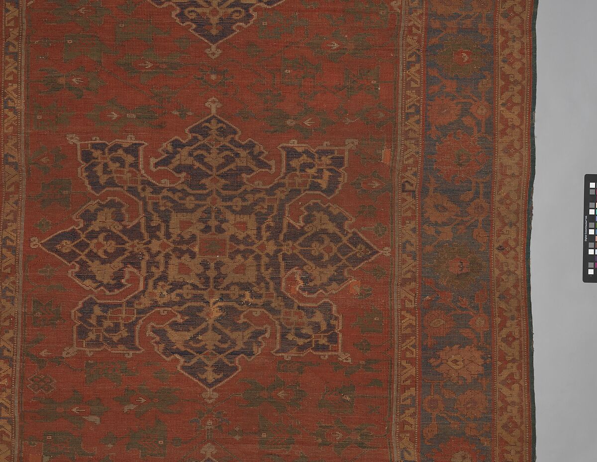 "Star Ushak" Carpet, Wool (warp, weft and pile); symmetrically knotted pile