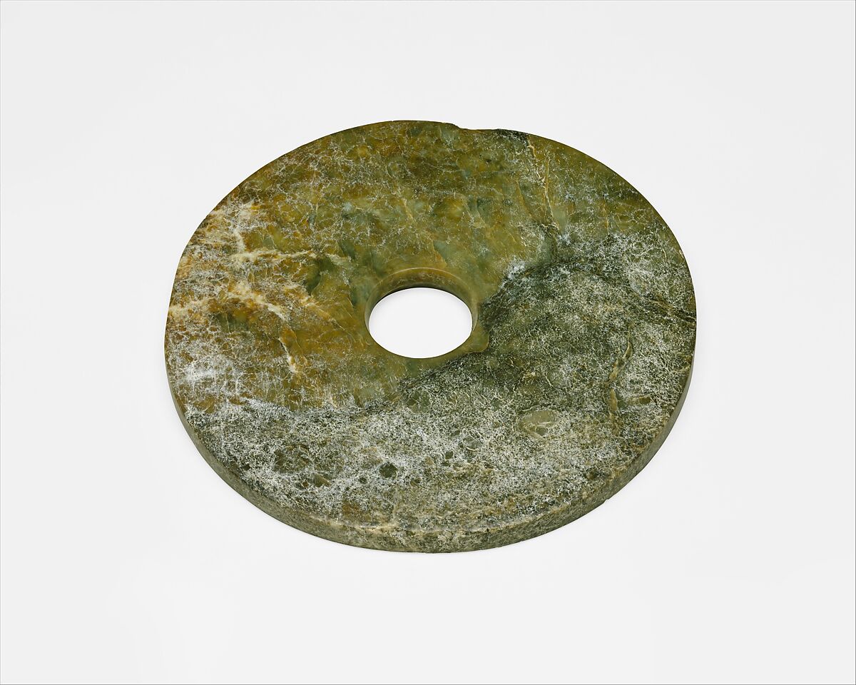 Ritual Object (Bi), Jade (nephrite), China 