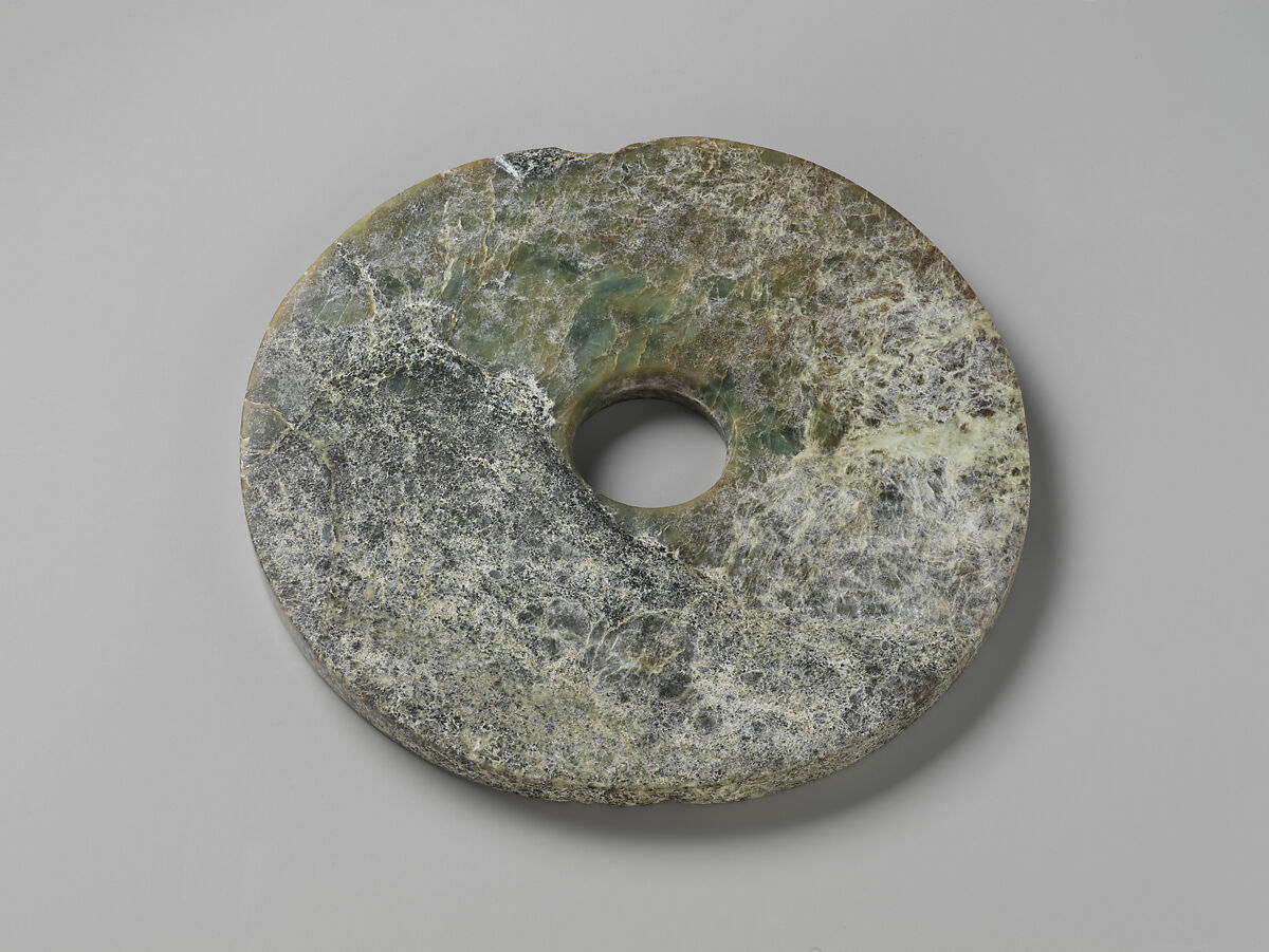 Ritual Object (Bi), Jade (nephrite), China