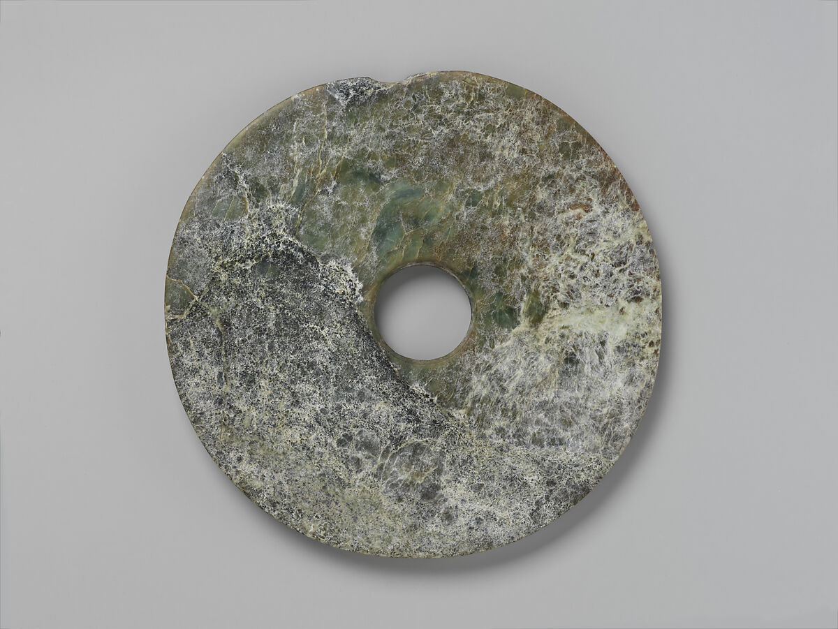 Ritual Object (Bi), Jade (nephrite), China
