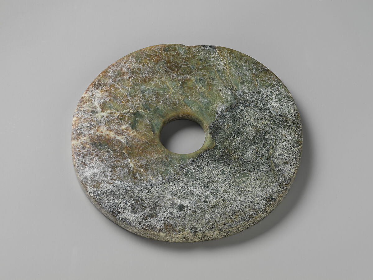 Ritual Object (Bi), Jade (nephrite), China