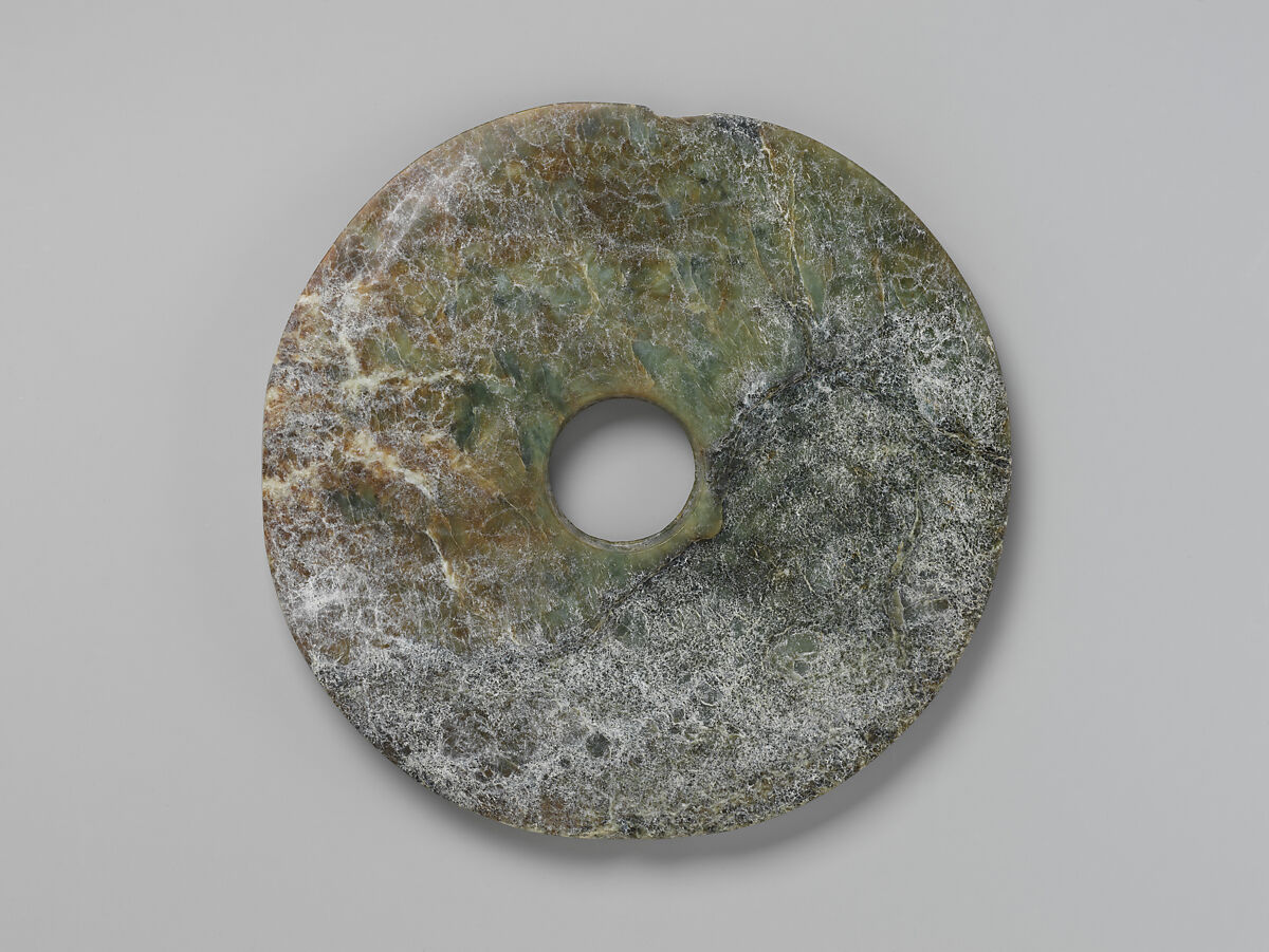 Ritual Object (Bi), Jade (nephrite), China