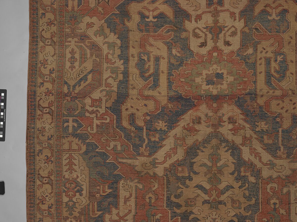 Dragon Carpet, Wool (warp, weft, pile); symmetrically knotted pile