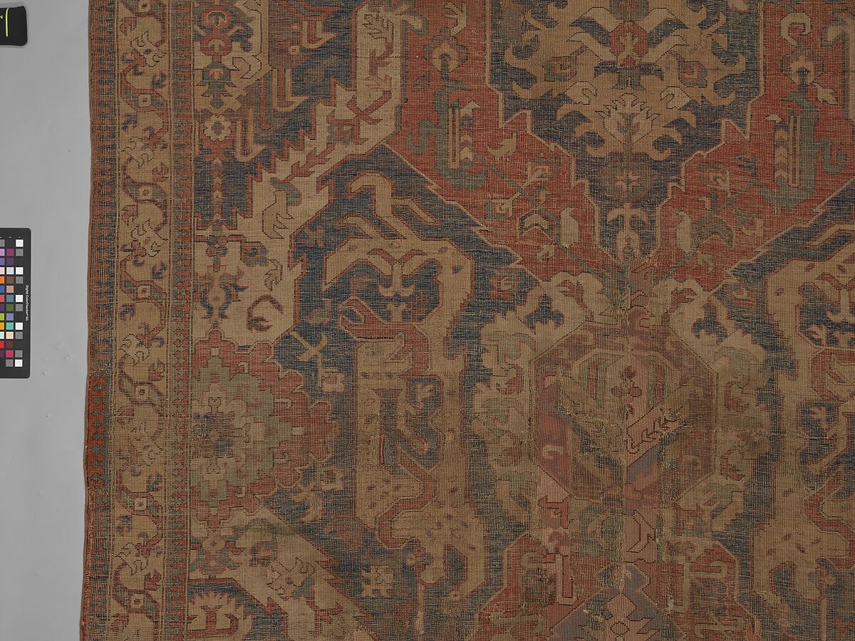 Dragon Carpet, Wool (warp, weft, pile); symmetrically knotted pile