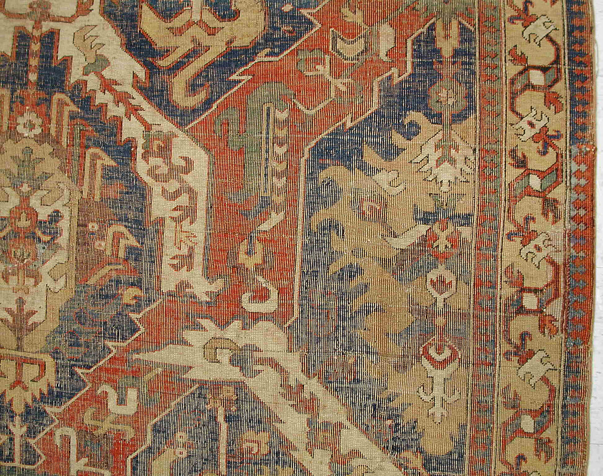 Dragon Carpet, Wool (warp, weft, pile); symmetrically knotted pile