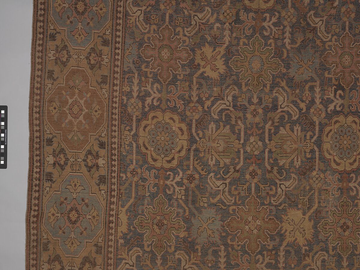 Harshang Carpet, Wool; symmetrically knotted pile