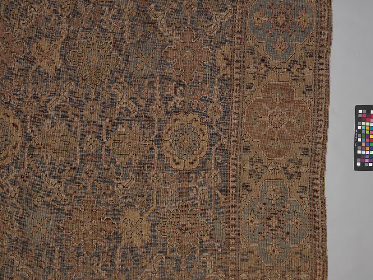Harshang Carpet, Wool; symmetrically knotted pile