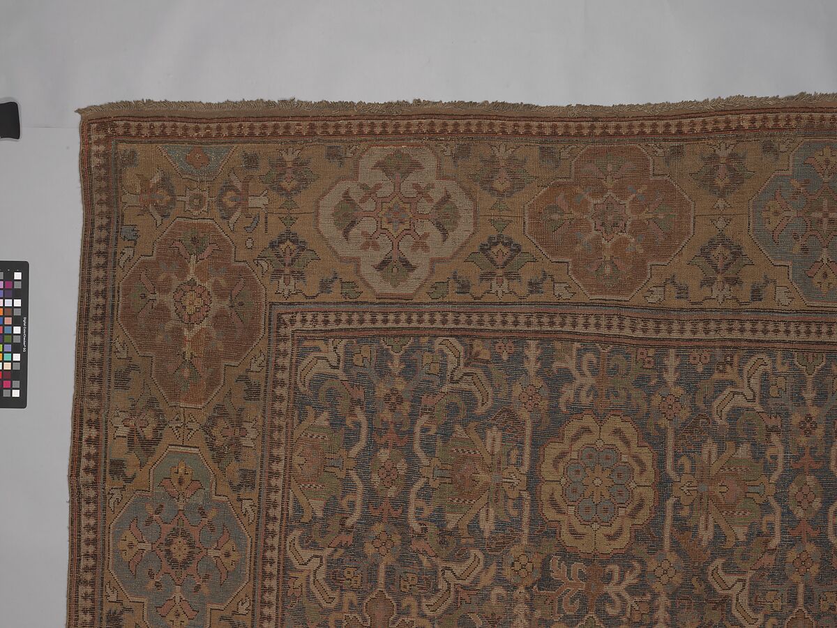 Harshang Carpet, Wool; symmetrically knotted pile
