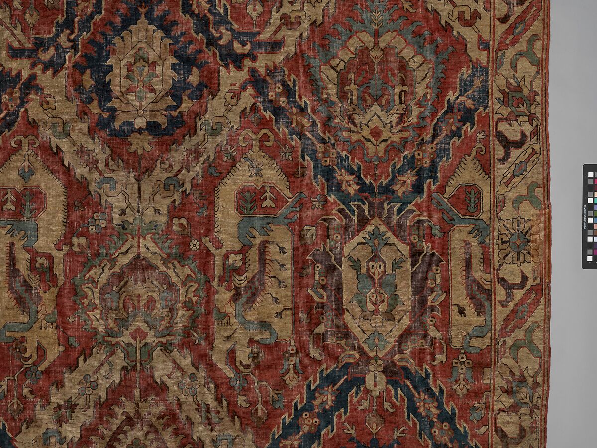 Dragon Carpet, Wool (weft and pile); cotton (warp); symmetrically knotted pile