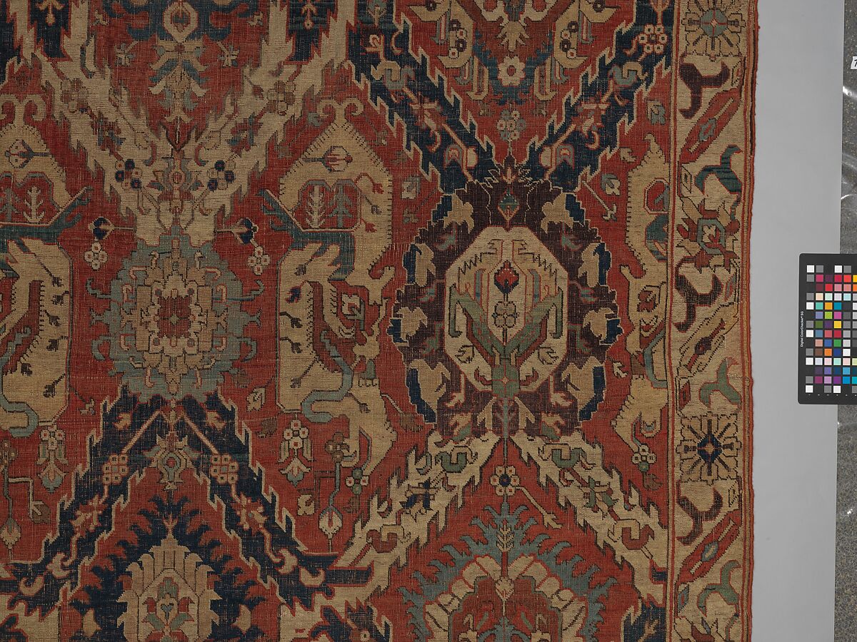 Dragon Carpet, Wool (weft and pile); cotton (warp); symmetrically knotted pile