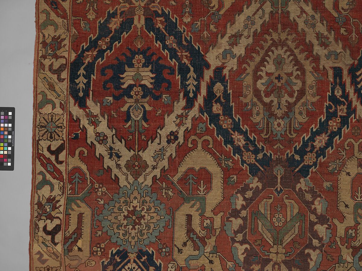 Dragon Carpet, Wool (weft and pile); cotton (warp); symmetrically knotted pile
