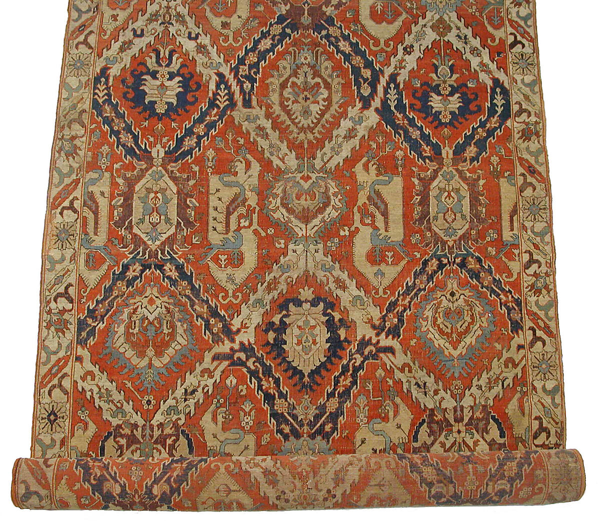 Dragon Carpet, Wool (weft and pile); cotton (warp); symmetrically knotted pile