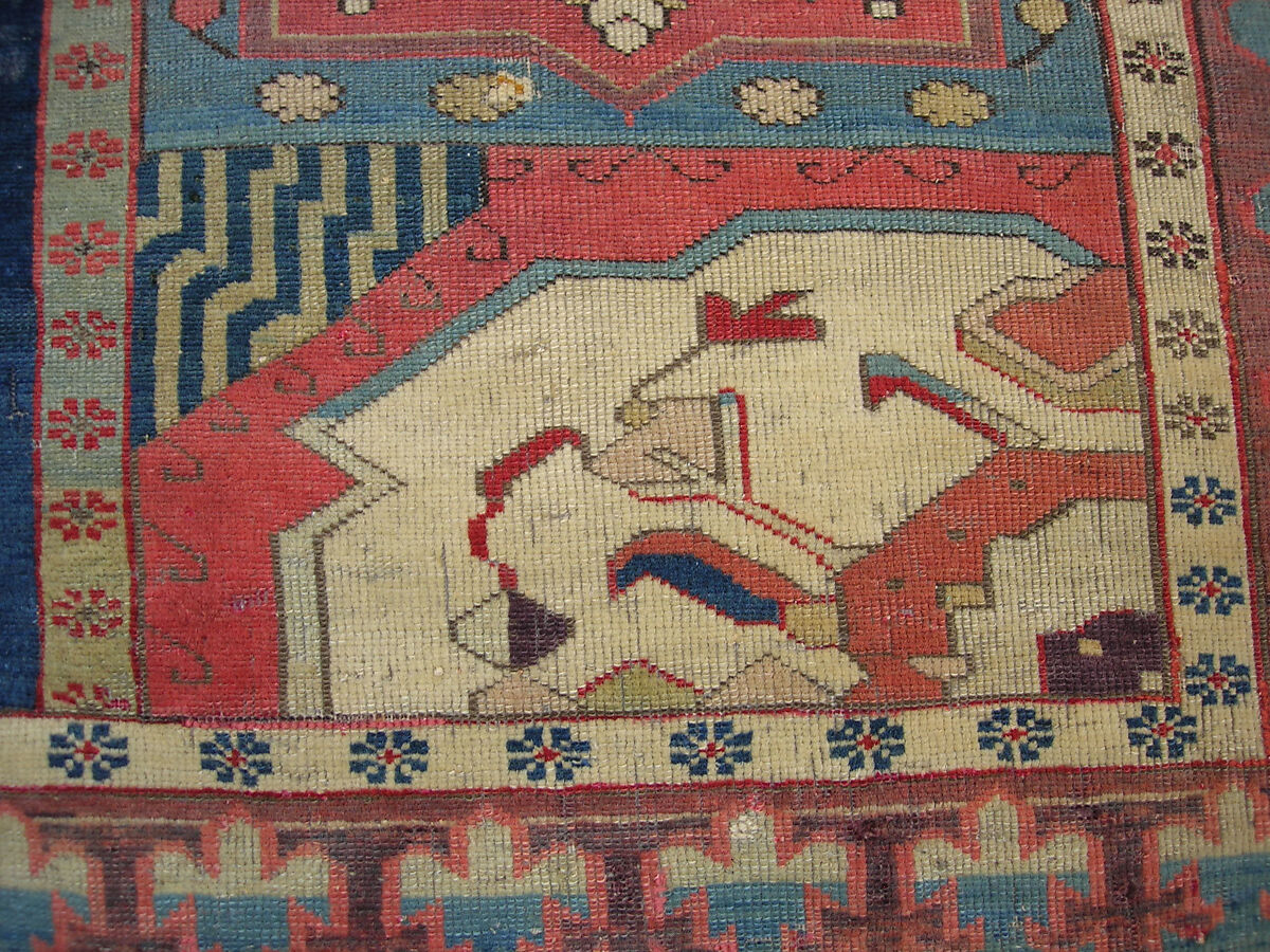 Garden Carpet, Cotton (warp and weft), wool (pile); symmetrically knotted pile