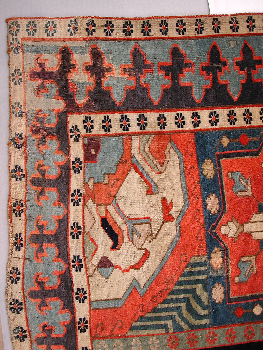 Garden Carpet, Cotton (warp and weft), wool (pile); symmetrically knotted pile