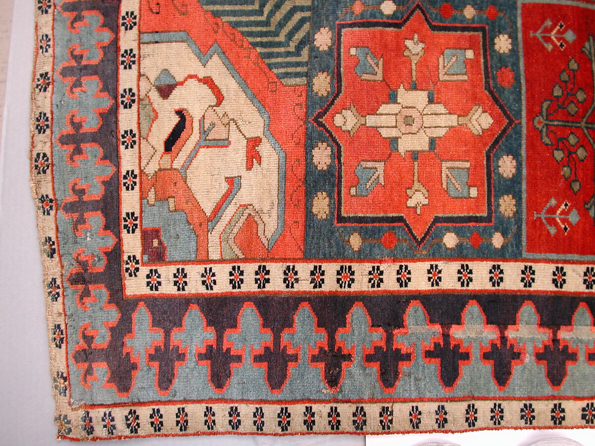 Garden Carpet, Cotton (warp and weft), wool (pile); symmetrically knotted pile