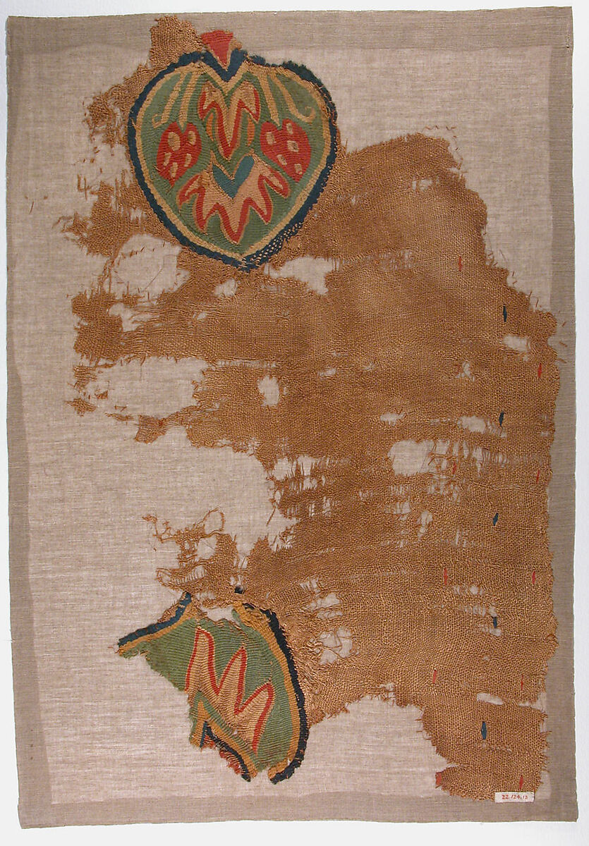 Textile Fragment, Linen, wool 