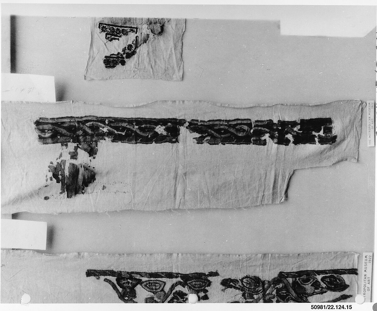 Textile Fragment, Linen, wool 