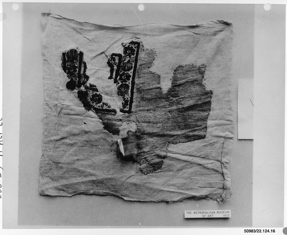 Textile Fragment, Linen, wool