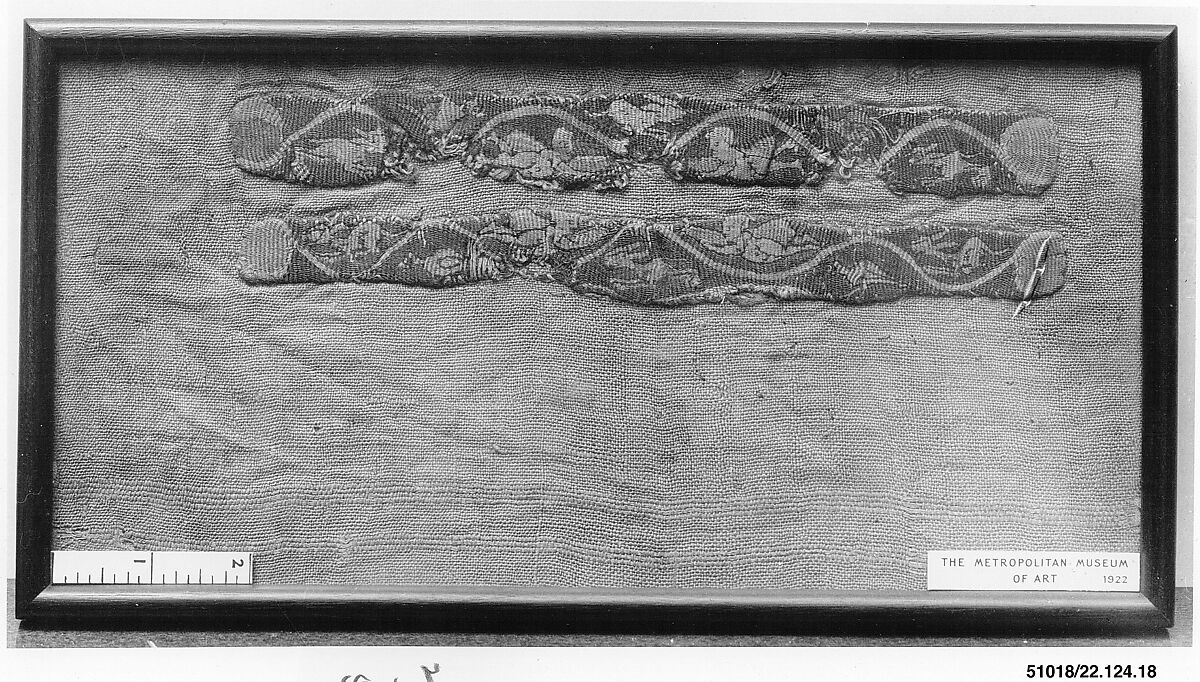 Textile Fragment, Linen, wool