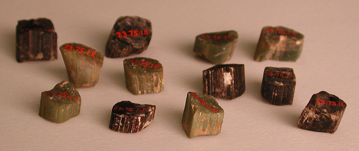 Mosaic Tesserae, Glass, green and blue