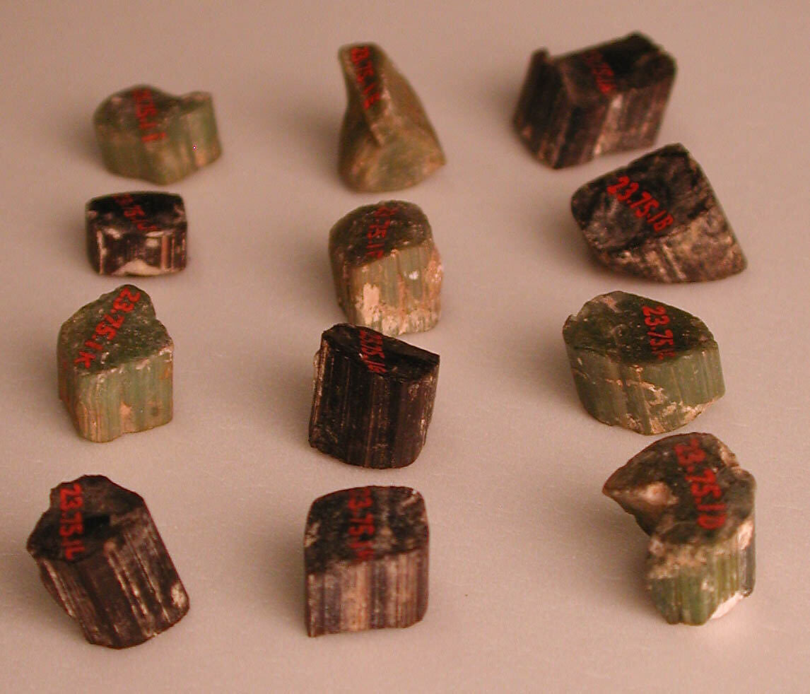 Mosaic Tesserae, Glass, green and blue