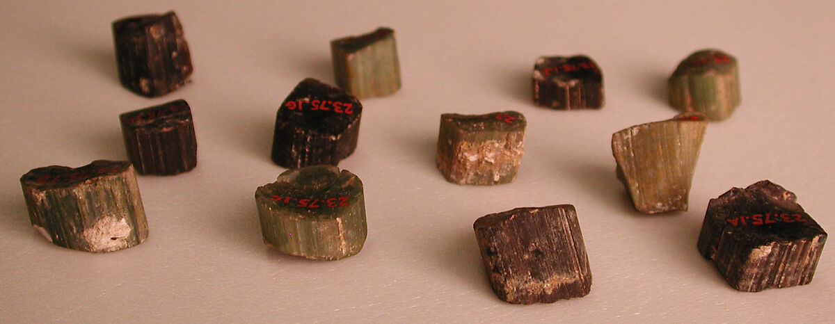 Mosaic Tesserae, Glass, green and blue