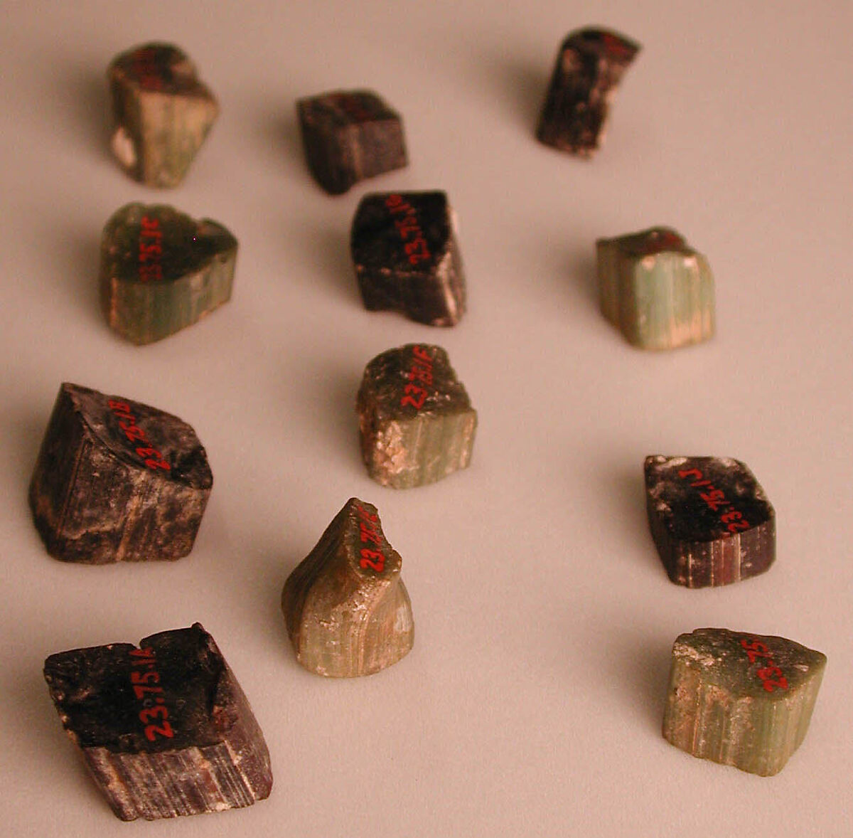 Mosaic Tesserae, Glass, green and blue