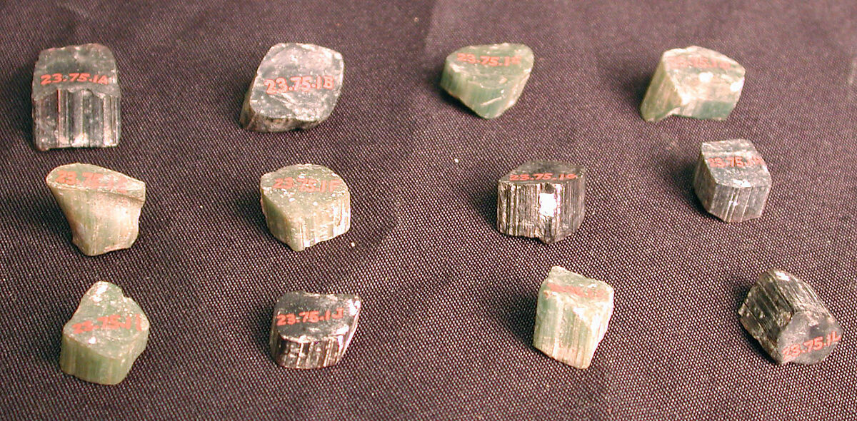 Mosaic Tesserae, Glass, green and blue