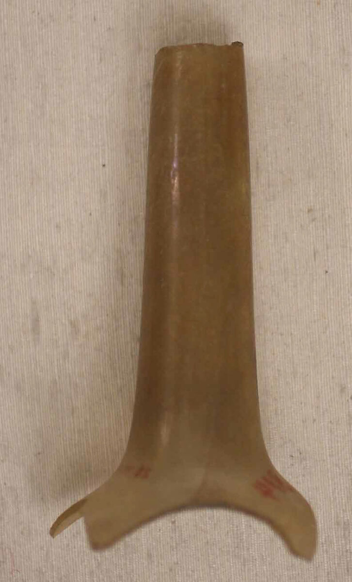 Fragment of Bottle, Glass; free-blown, undecorated 