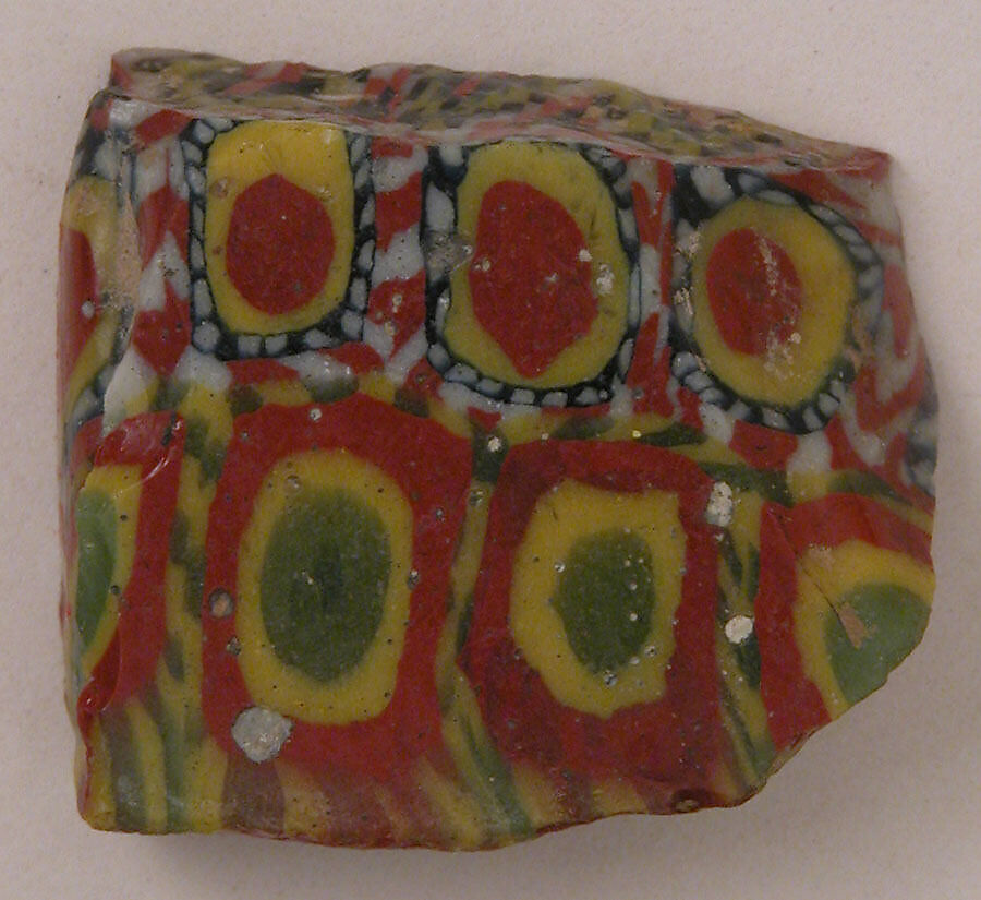 Millefiori Glass Tile Fragments, Millefiori glass