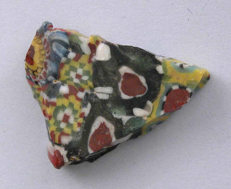 Millefiori Glass Tile Fragments, Millefiori glass