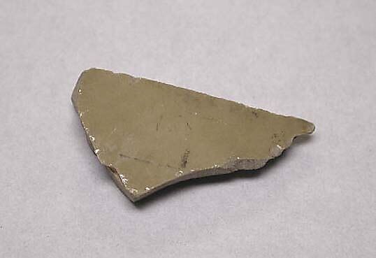 Three Fragments of Yue Ware Bowls, Stoneware; celadon glazed (Yue ware)